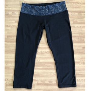 Lululemon Wunder Under Crop reversible size 10